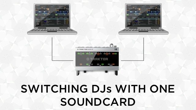 Switch DJs on 1 soundcard