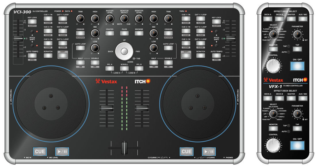 高価値セリー DJ機材 VCI-300MK2 VFX-1 PCDJ DJ機材 - powertee.com