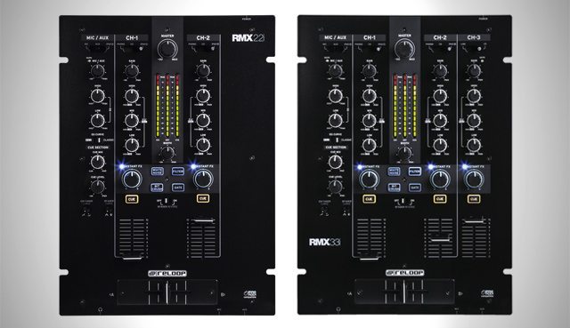 New Reloop RMX-22i / RMX-33i Mixers with iPad Split Connection 