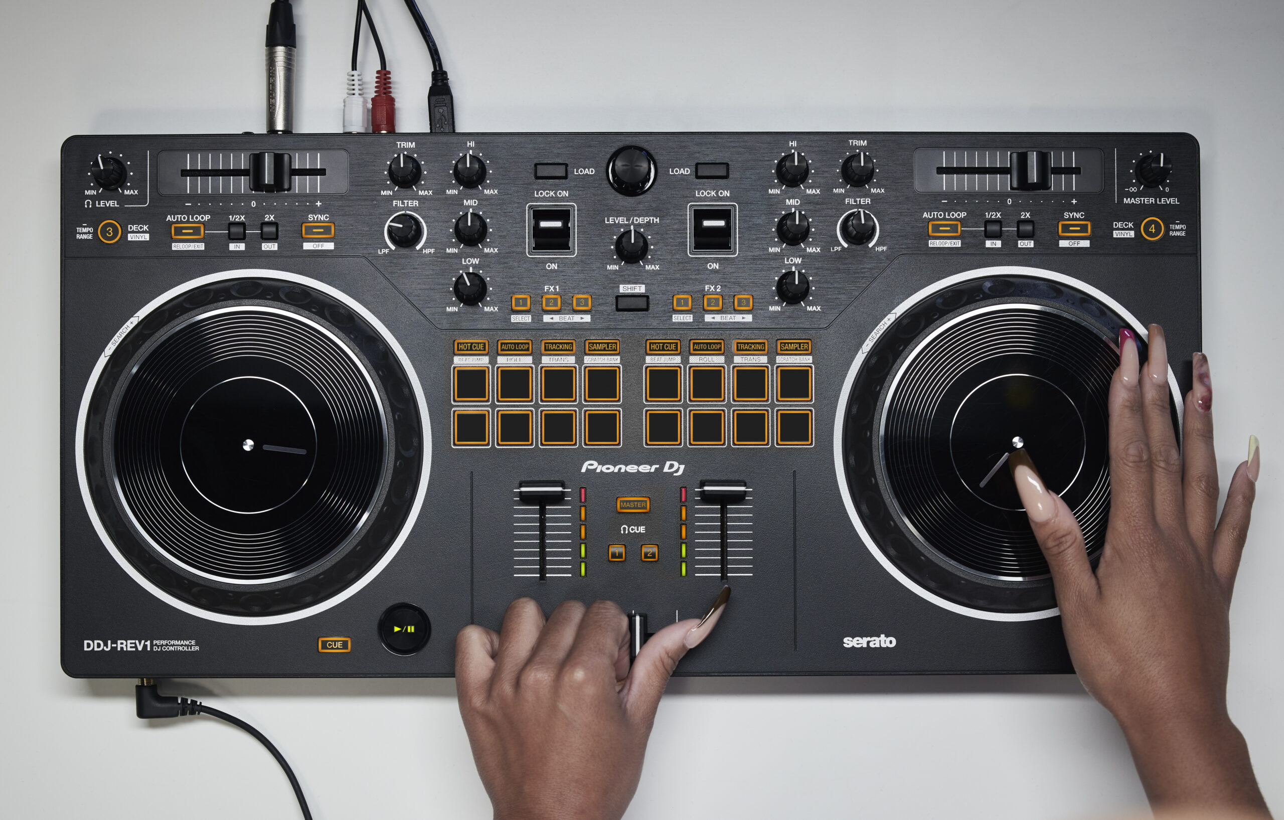 Pioneer DJ's new DDJ-REV1: a battle-style scratch controller for 